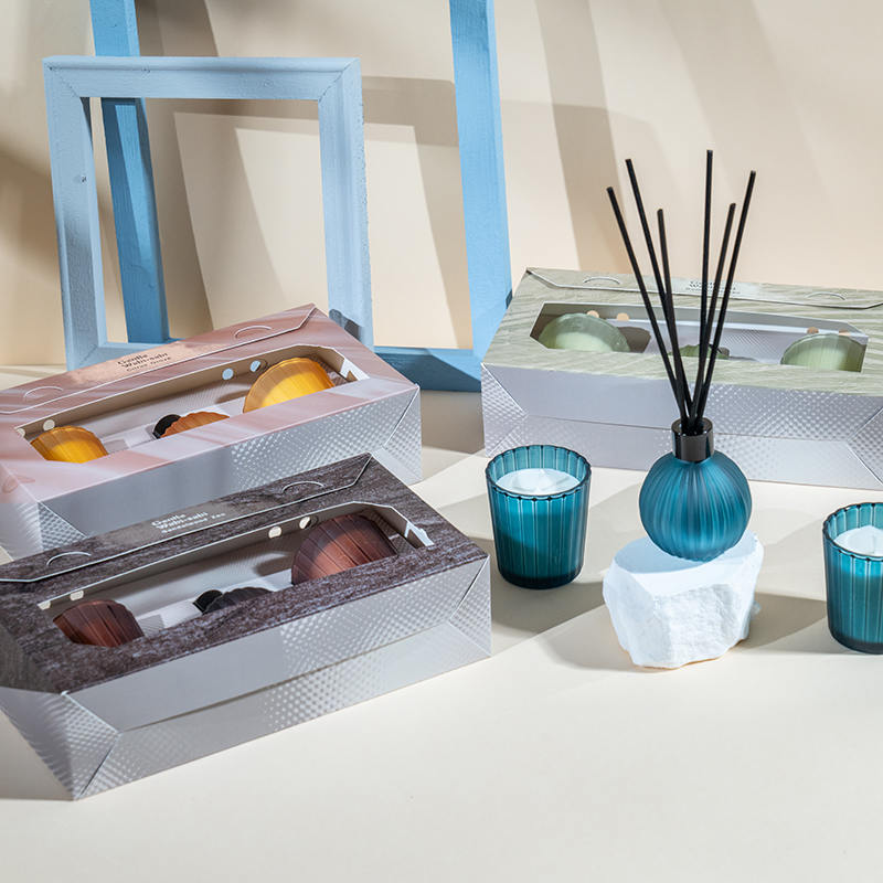 شیشه های کوچک راه راه عمودی شمع های معطر X2 بطری پخش کننده نی فرار حباب کوچک راه راه راه راه عمودی