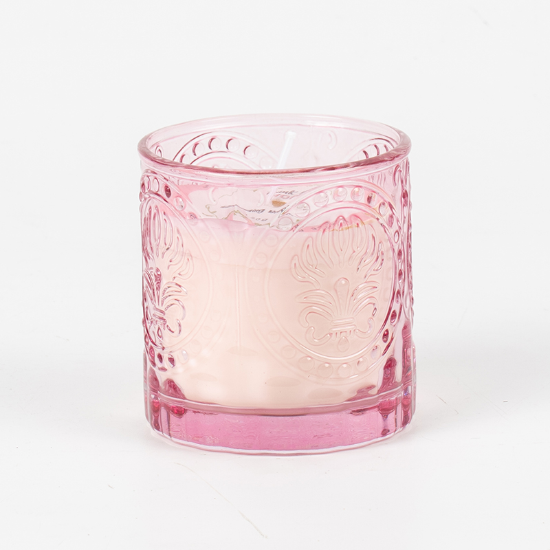 شمع معطر بطری شیشه ای برازنده روز مادر - تولید کننده شمع موم سویا اکو