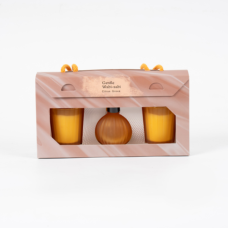 شیشه های کوچک راه راه عمودی شمع های معطر X2 بطری پخش کننده نی فرار حباب کوچک راه راه راه راه عمودی