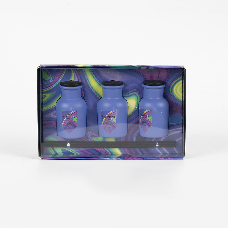 پخش کننده نی معطر بطری گرد کوچک 3PCS ست خانگی سازنده مجموعه عطر